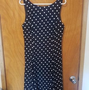 Vintage Low back Polka Dot Dress